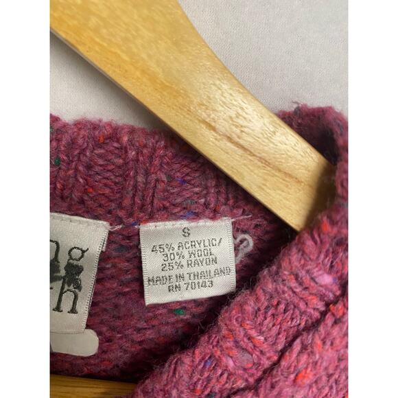 Vintage Hastings & Smith Sweater - Pink Floral, Garden Girl,cottage core - Picture 10 of 12